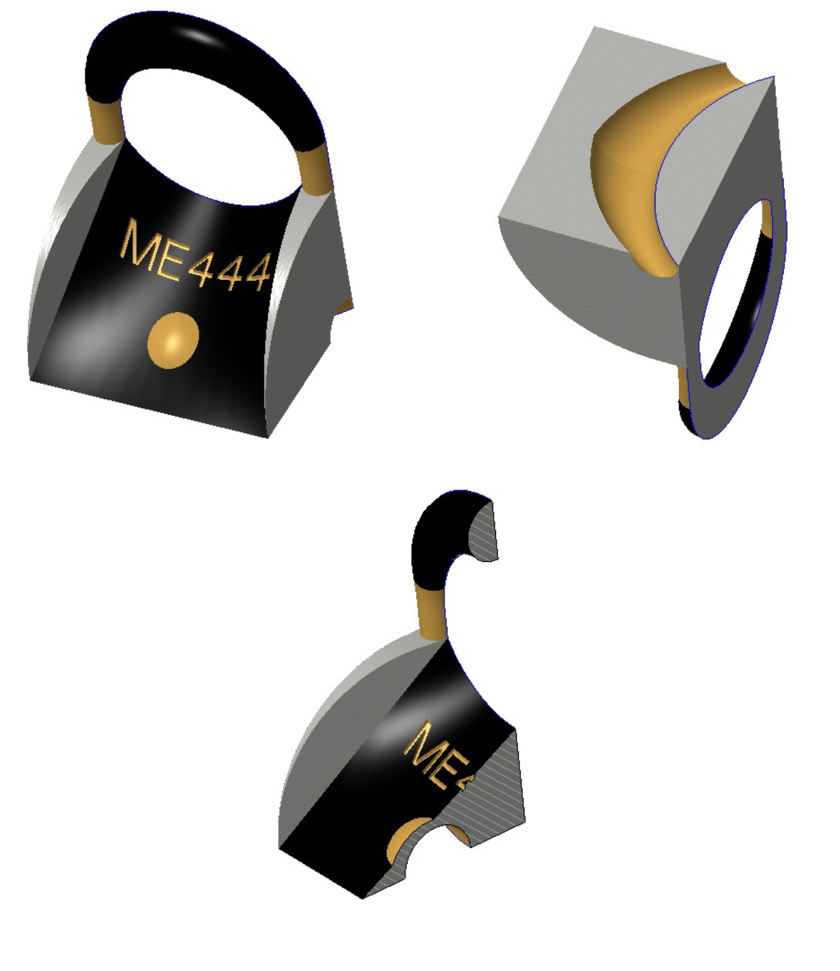 Create the part illustrated below and shown in