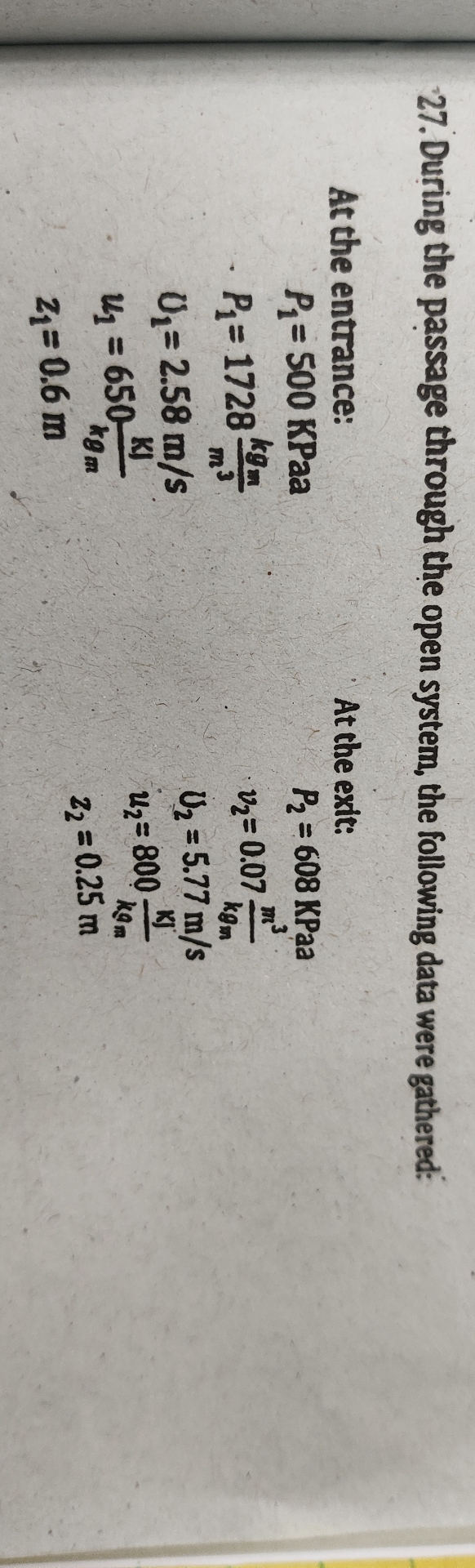 Durante el paso por el sistema abierto se