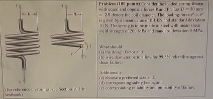 ( tor relerence on springs, see Section L 0 L