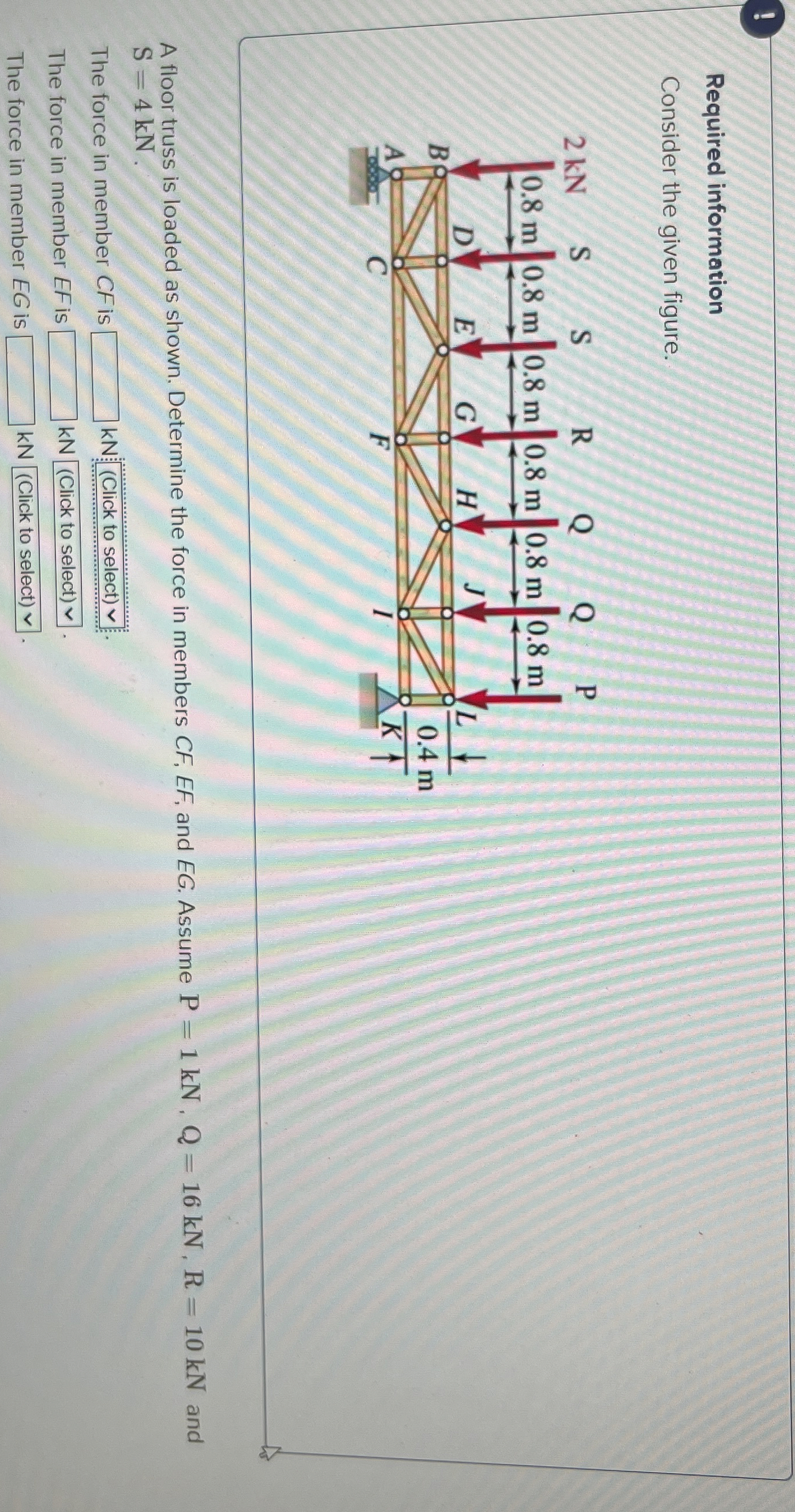 Required information Consider the given figure. A