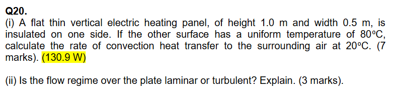 Q 2 0 . ( i ) A flat thin vertical electric