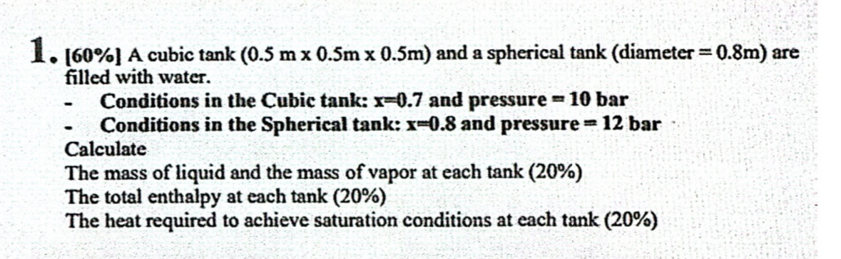 6 0 % A cubic tank ( 0 . 5 m 0 . 5 m 0 . 5 m )