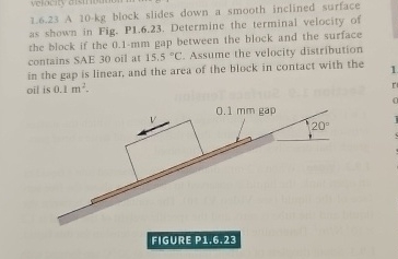 1 . 6 . 2 3 A 1 0 - k g block slides down a