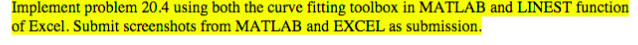 Implement problem 2 0 . 4 using both the curve