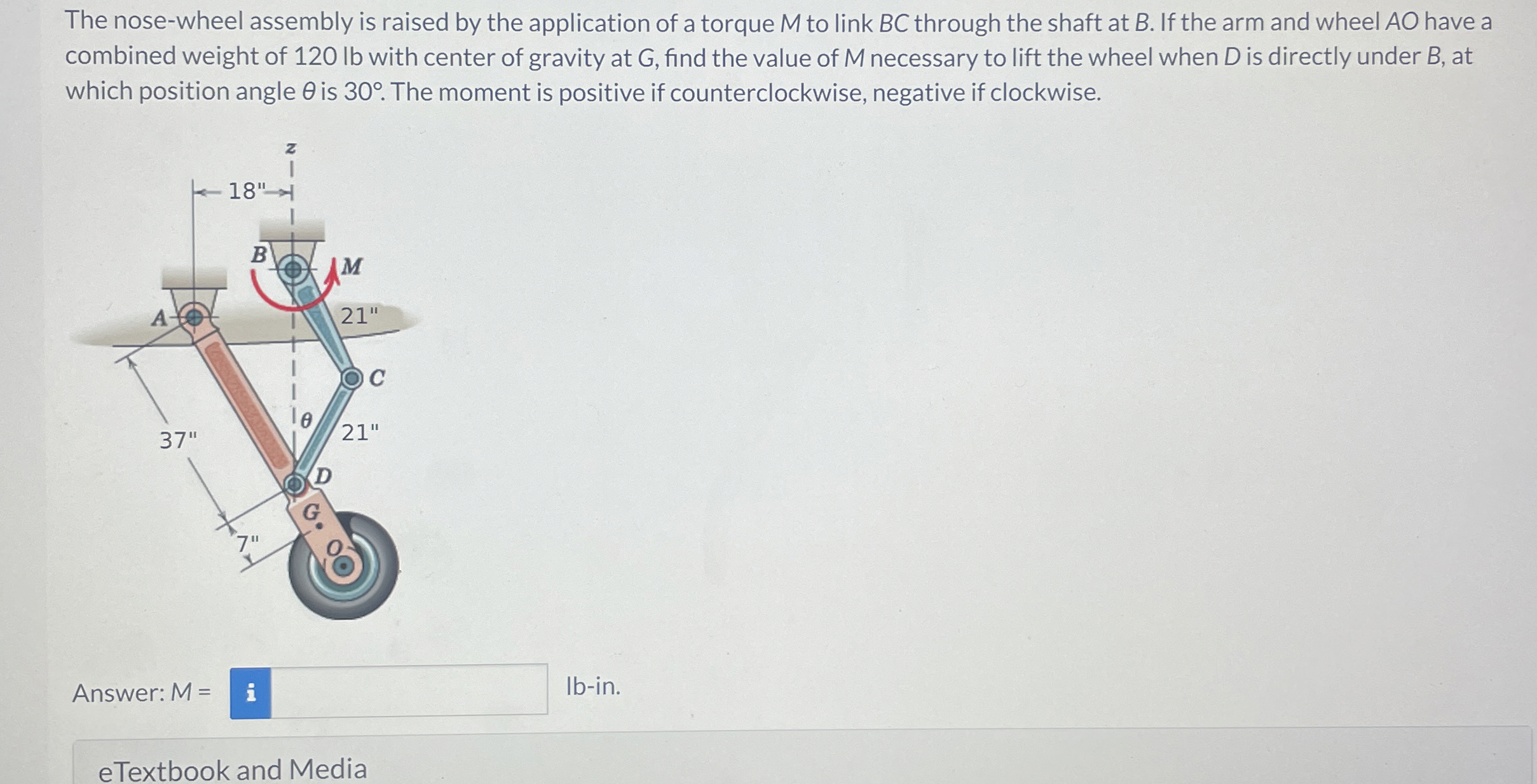 The nose - wheel assembly is raised by the