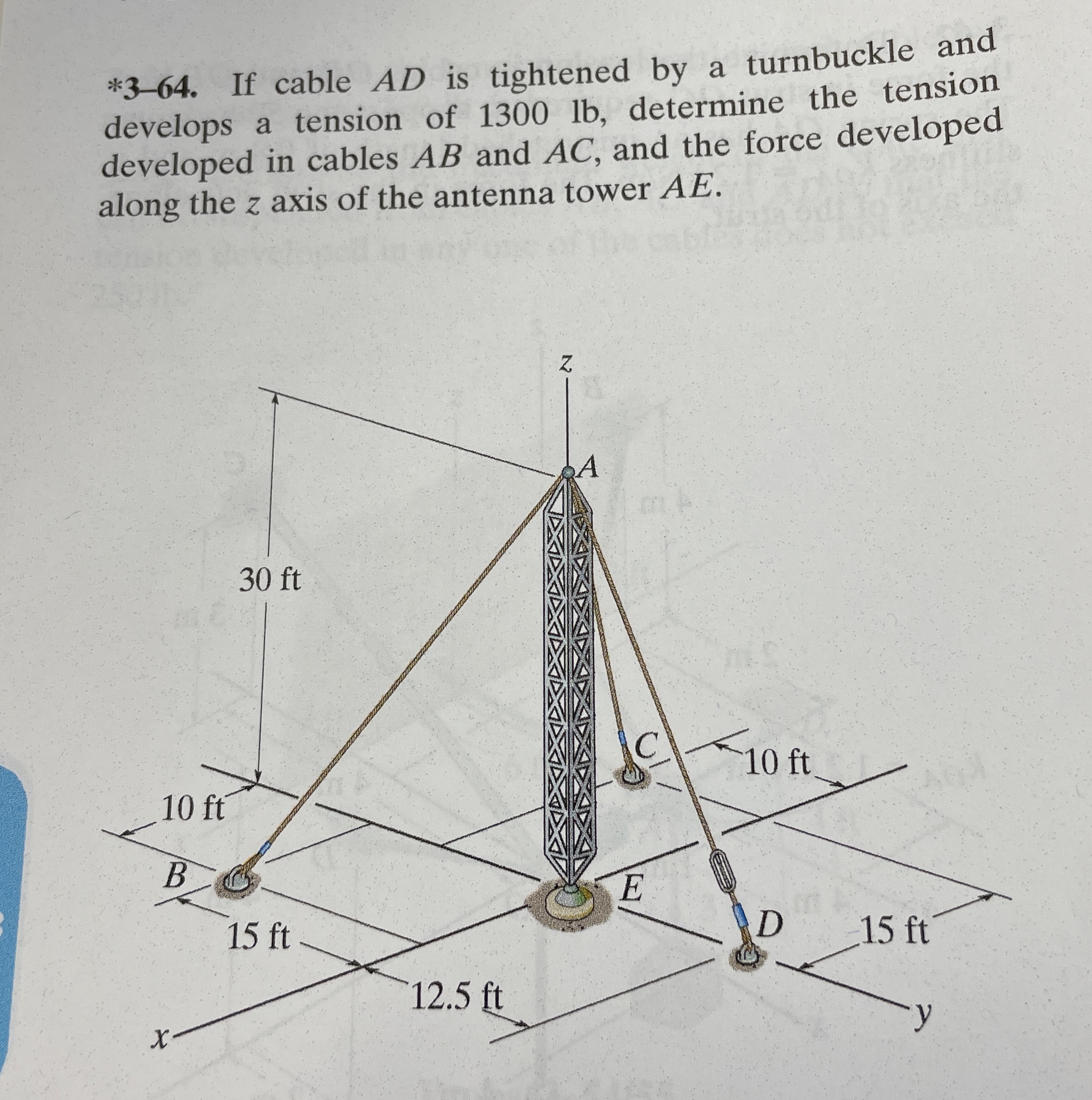 * 3 - 6 4 . If cable A D is tightened by a
