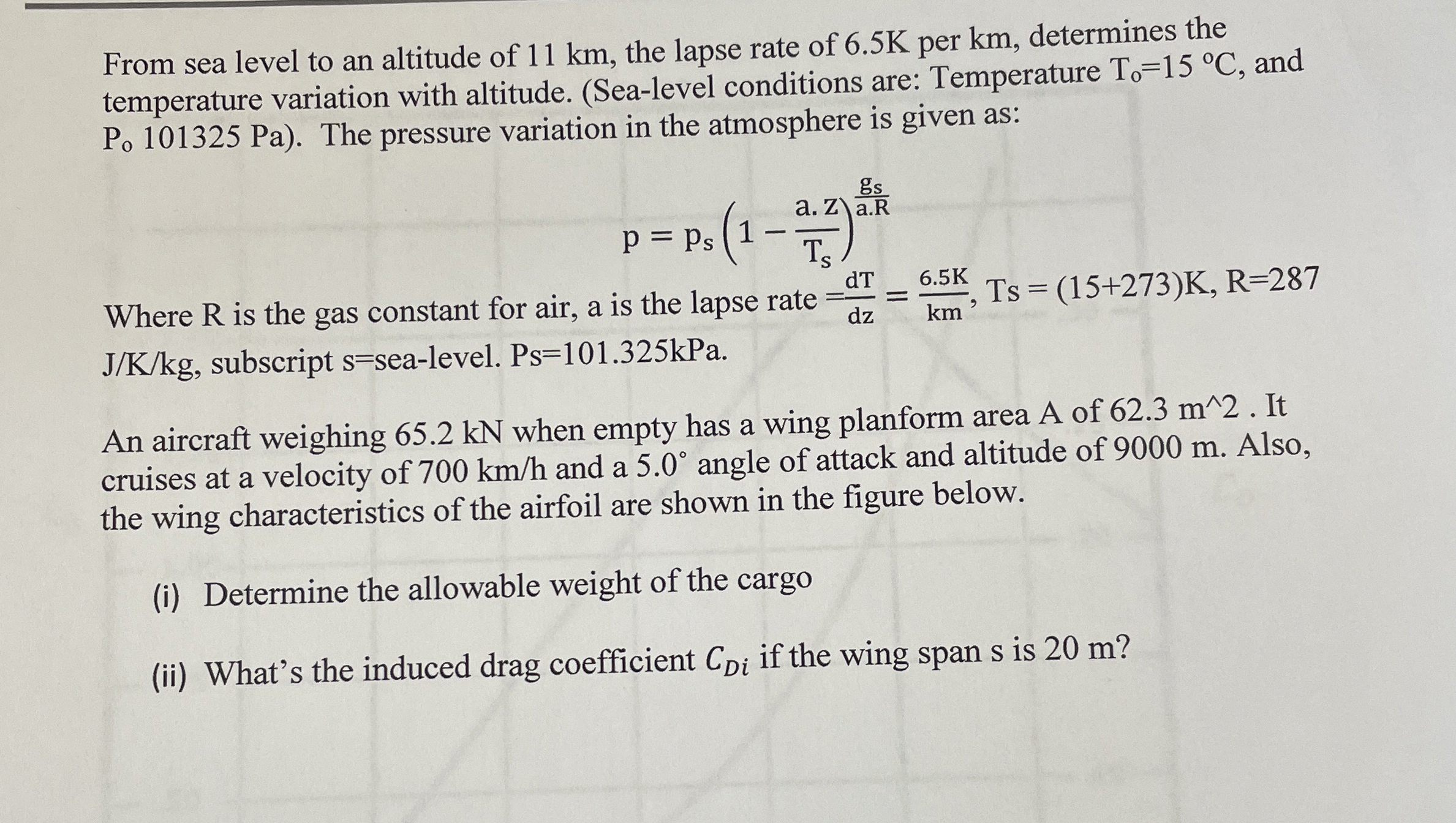 From sea level to an altitude of 1 1 km , the