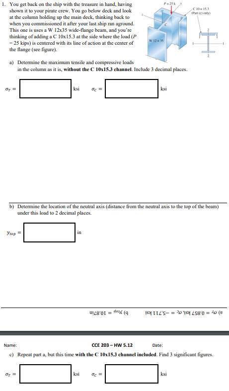 There are three parts. A , B , and C . Please go
