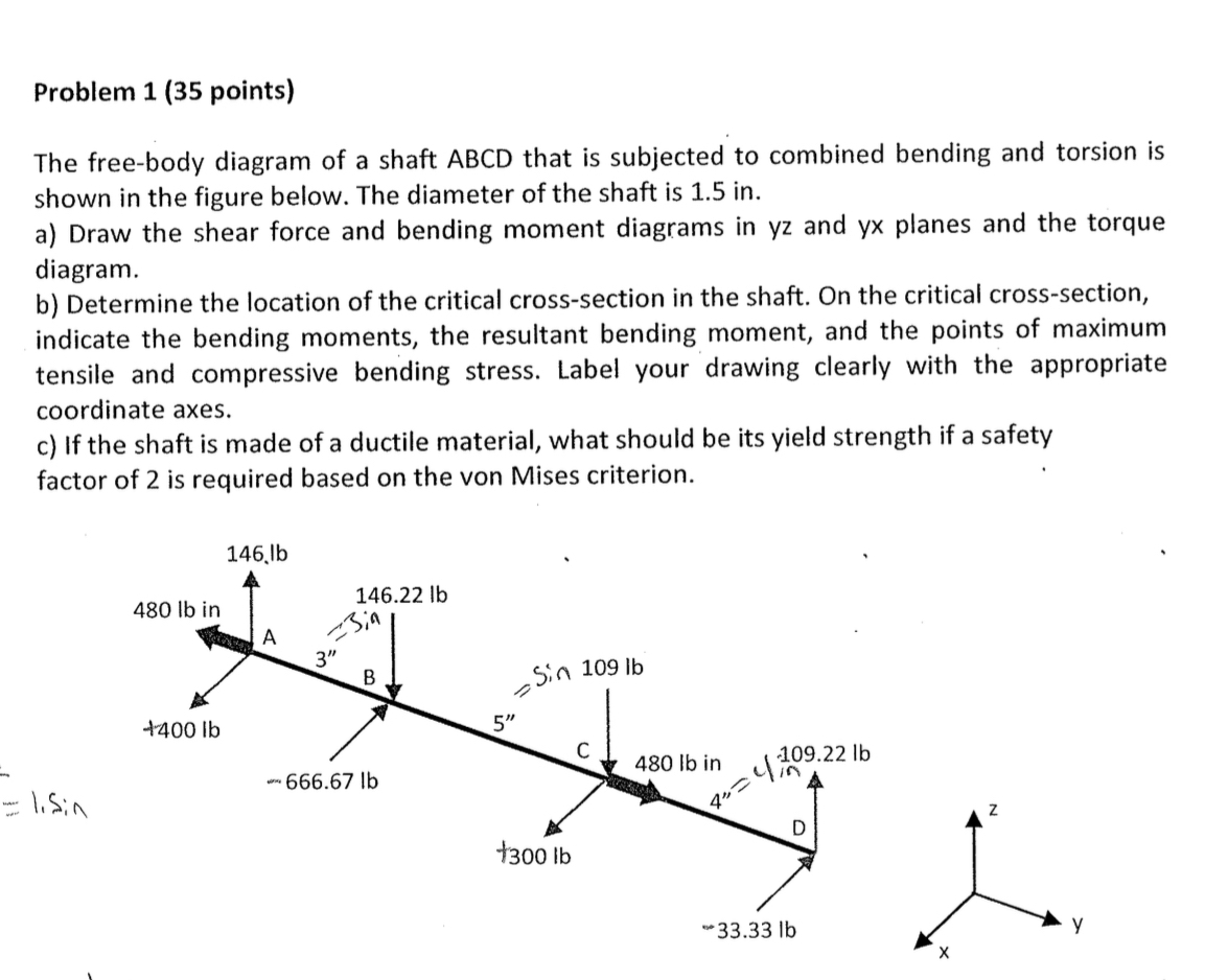 Can you show all the work please Problem 1 ( 3 5