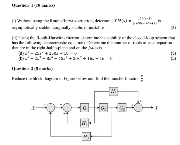 Question 1 ( 1 0 marks ) ( i ) Without using the