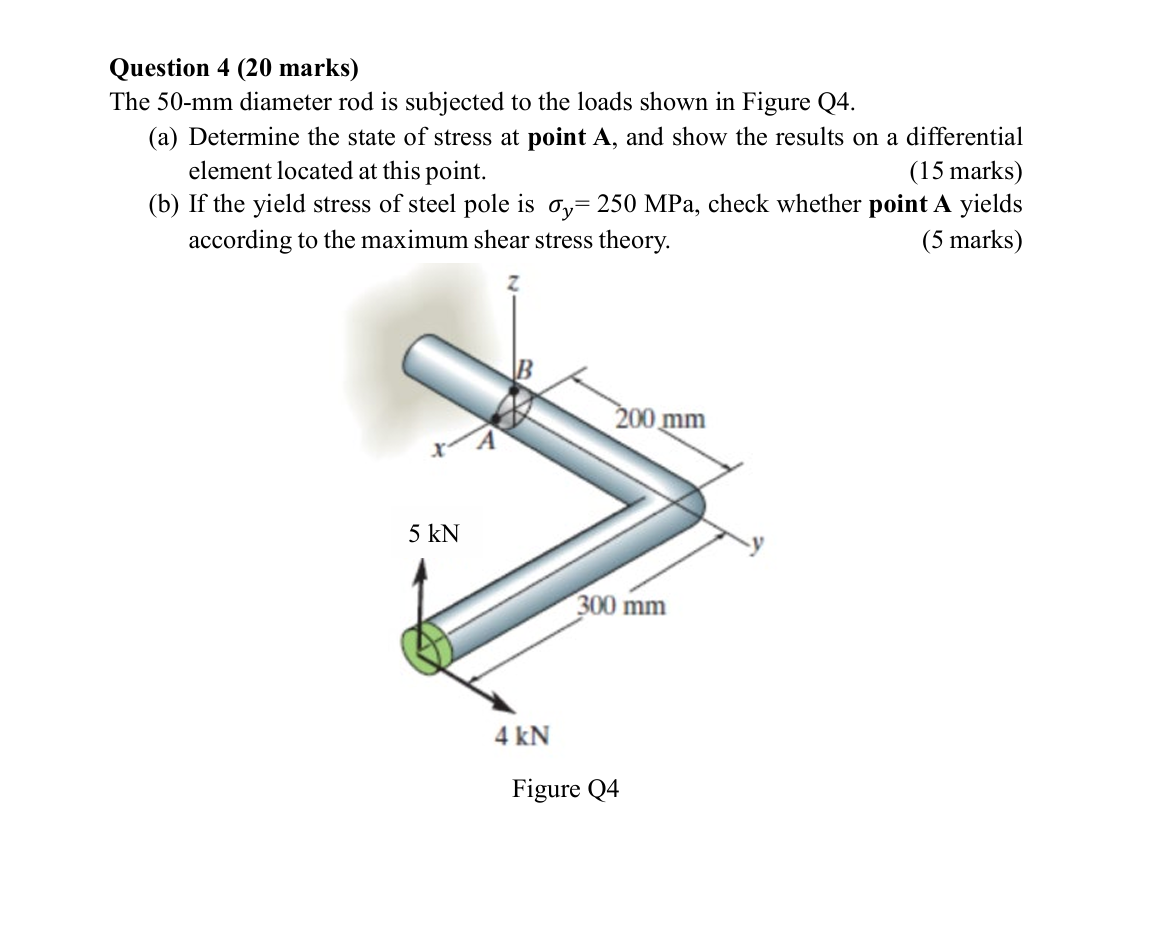 Question 4 ( 2 0 marks ) The \ ( 5 0 - \ mathrm {