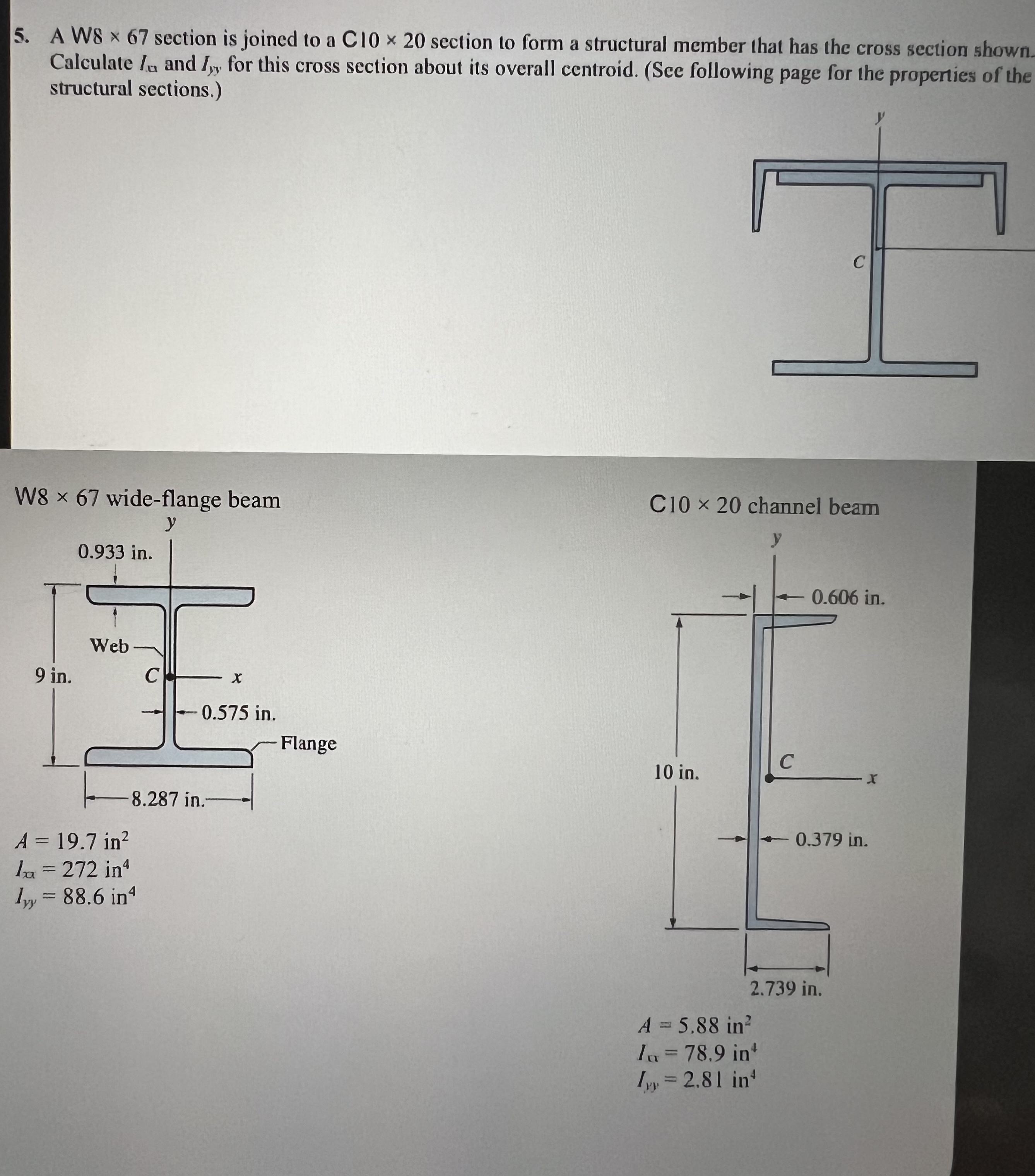 A W 8 6 7 section is joined to a C l 1 0 2 0