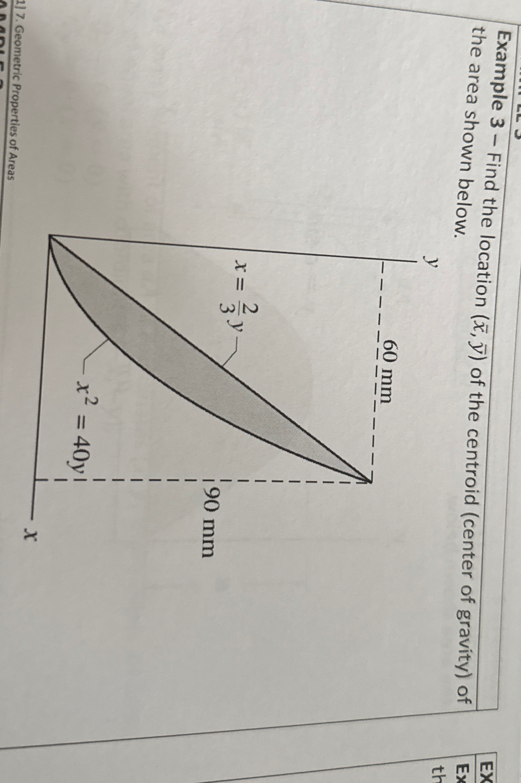 Example 3 - Find the location ( x , b a r ( y ) )