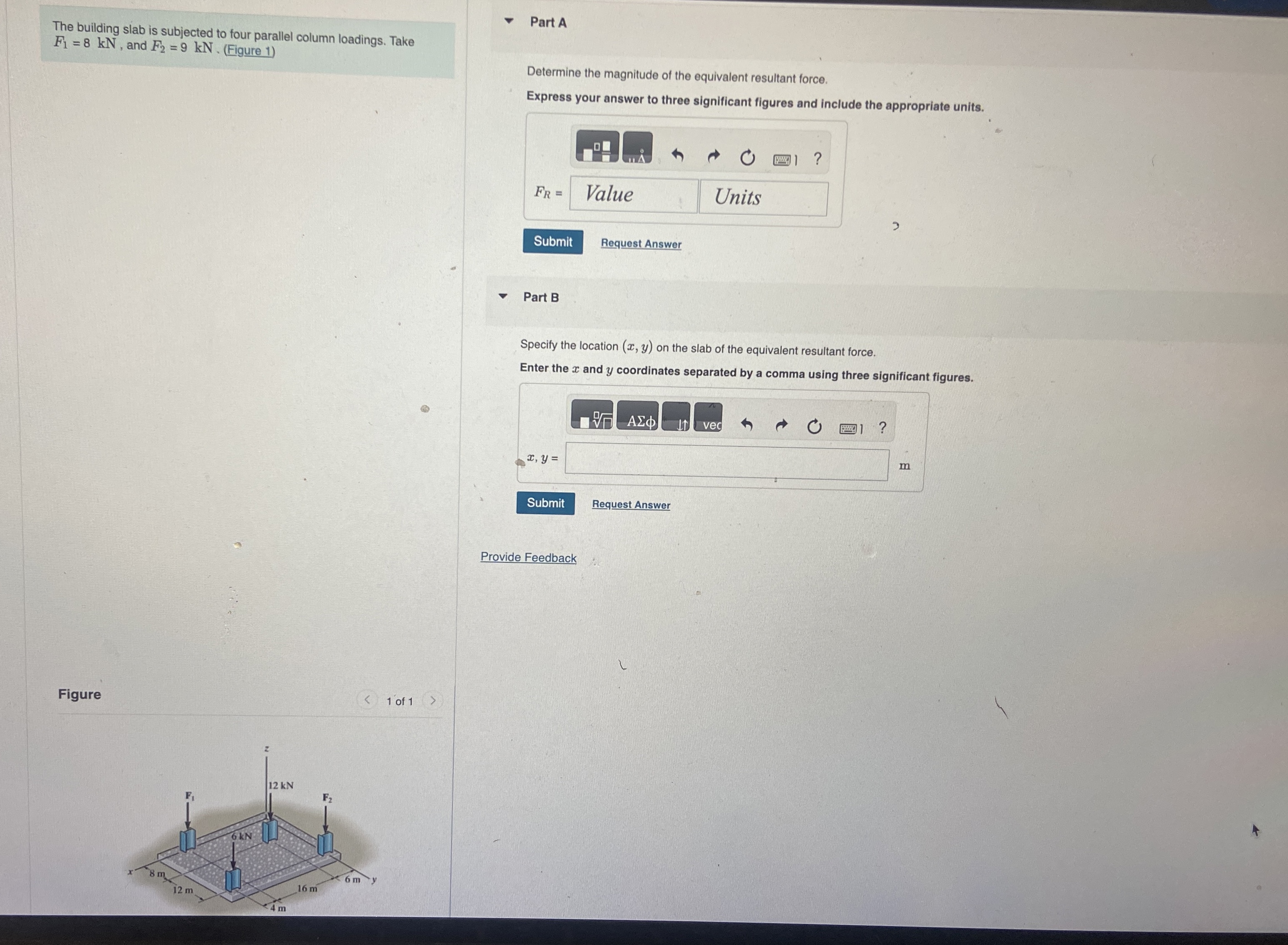 How to solve The building slab is subjected to