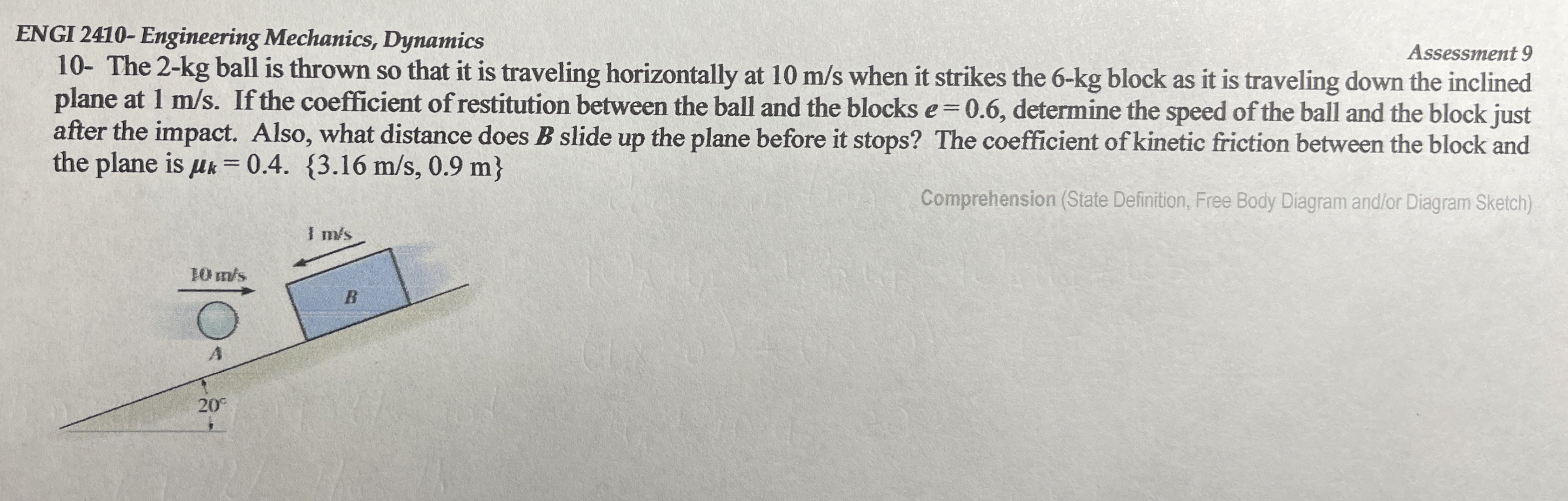 ENGI 2 4 1 0 - Engineering Mechanics, Dynamics