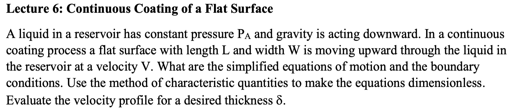 A liquid in a reservoir has constant pressure PA