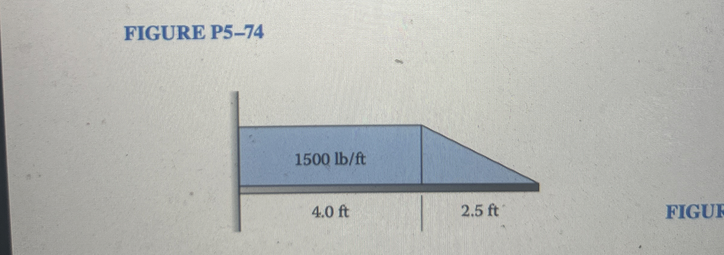FIGURE P 5 - 7 4 What are the values of V and M ?