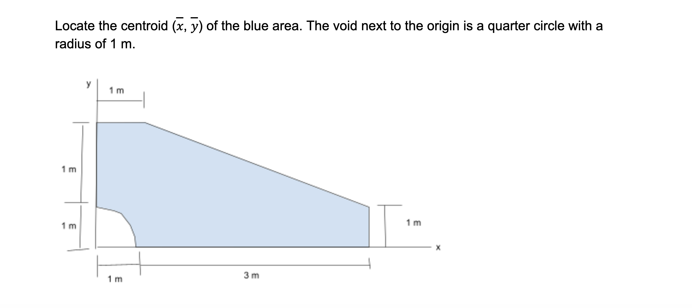 Locate the centroid ( \ bar { x } ( , ) / ( b )