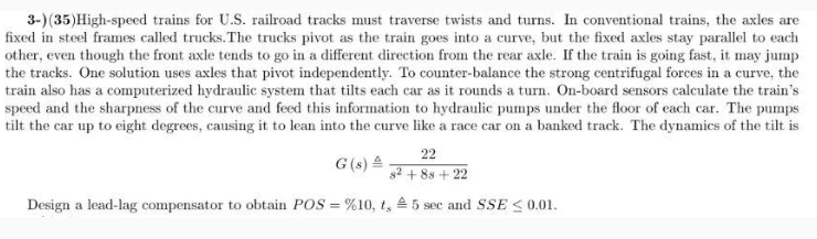 3 - ) ( 3 5 ) High - speed trains for U . S .