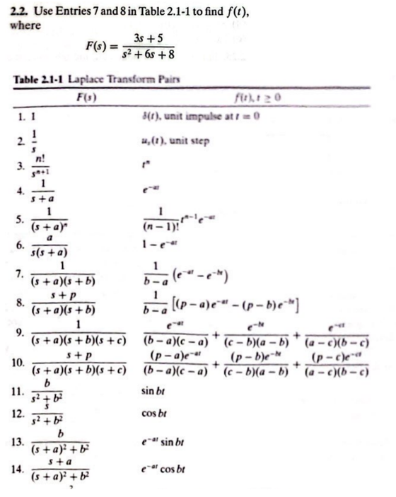 2 . 2 . Use Entries 7 and 8 in Table 2 . 1 - 1 to