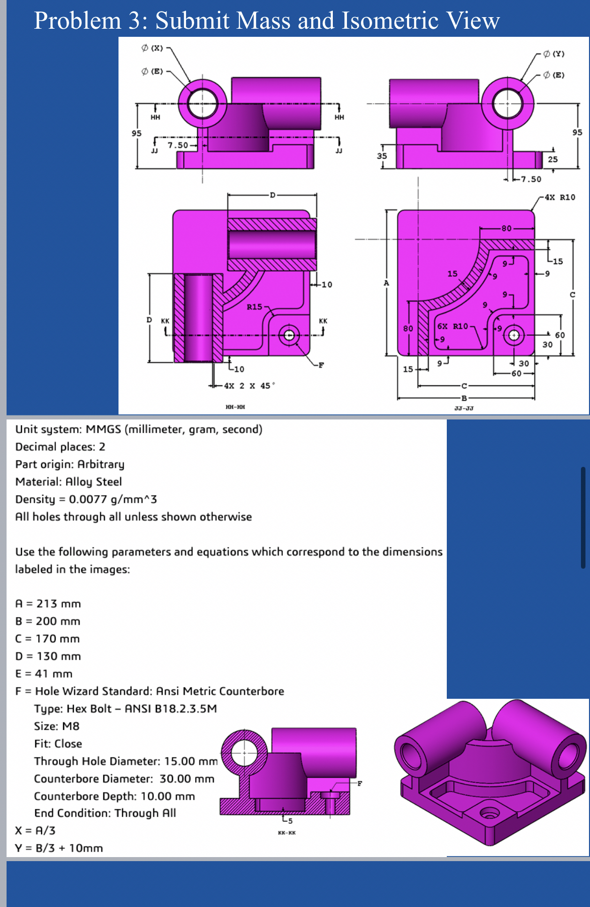 Show how to do in solidworks with visuals and