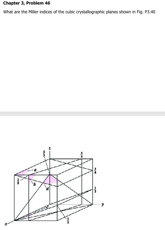 Chapter 3 , Problem 4 6 What are the Miller