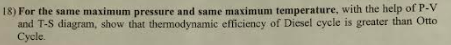 For the same maximum pressure and same maximum