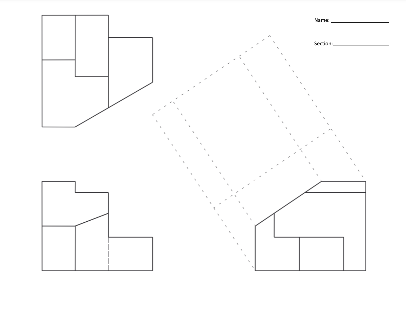 create an auxiliary view for these given views