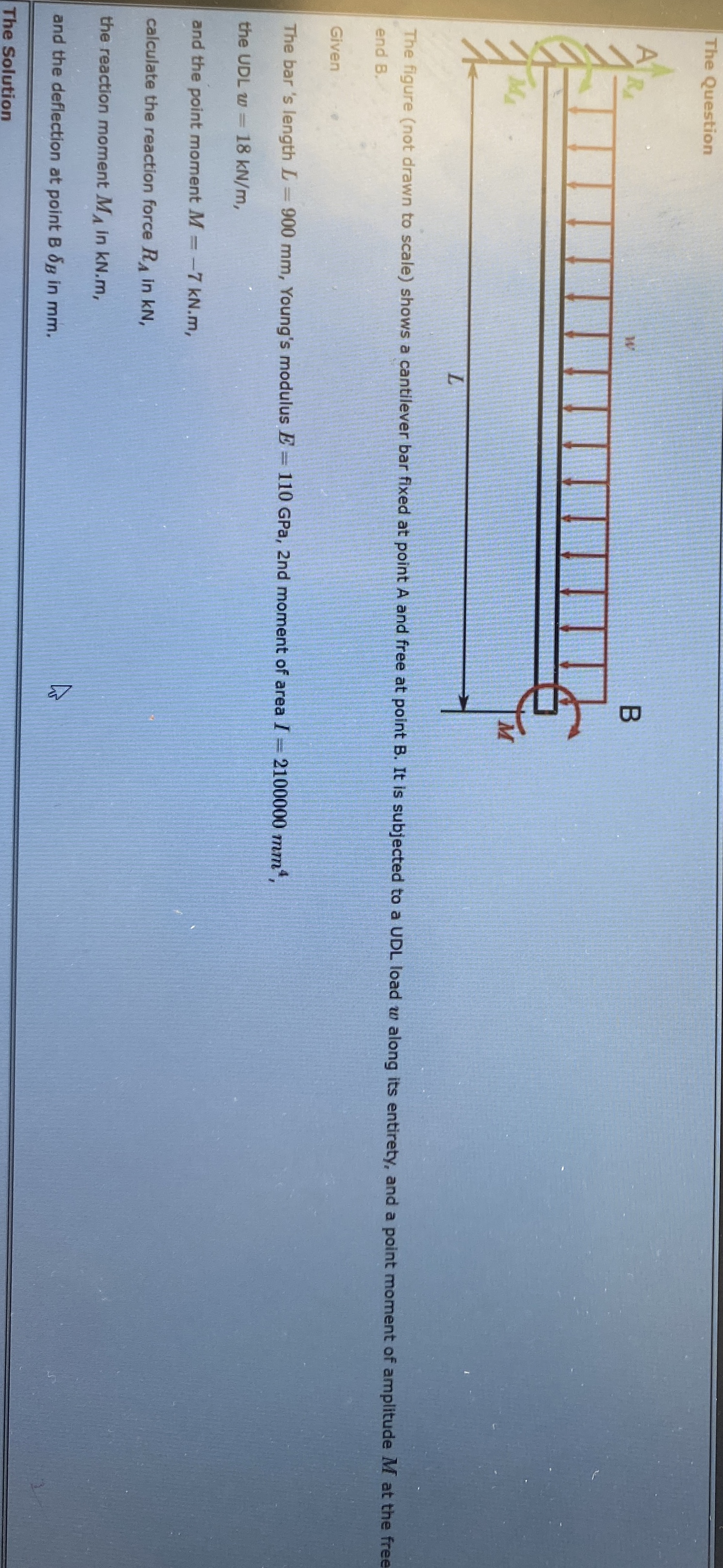 The Ouestion The figure ( not drawn to scale )