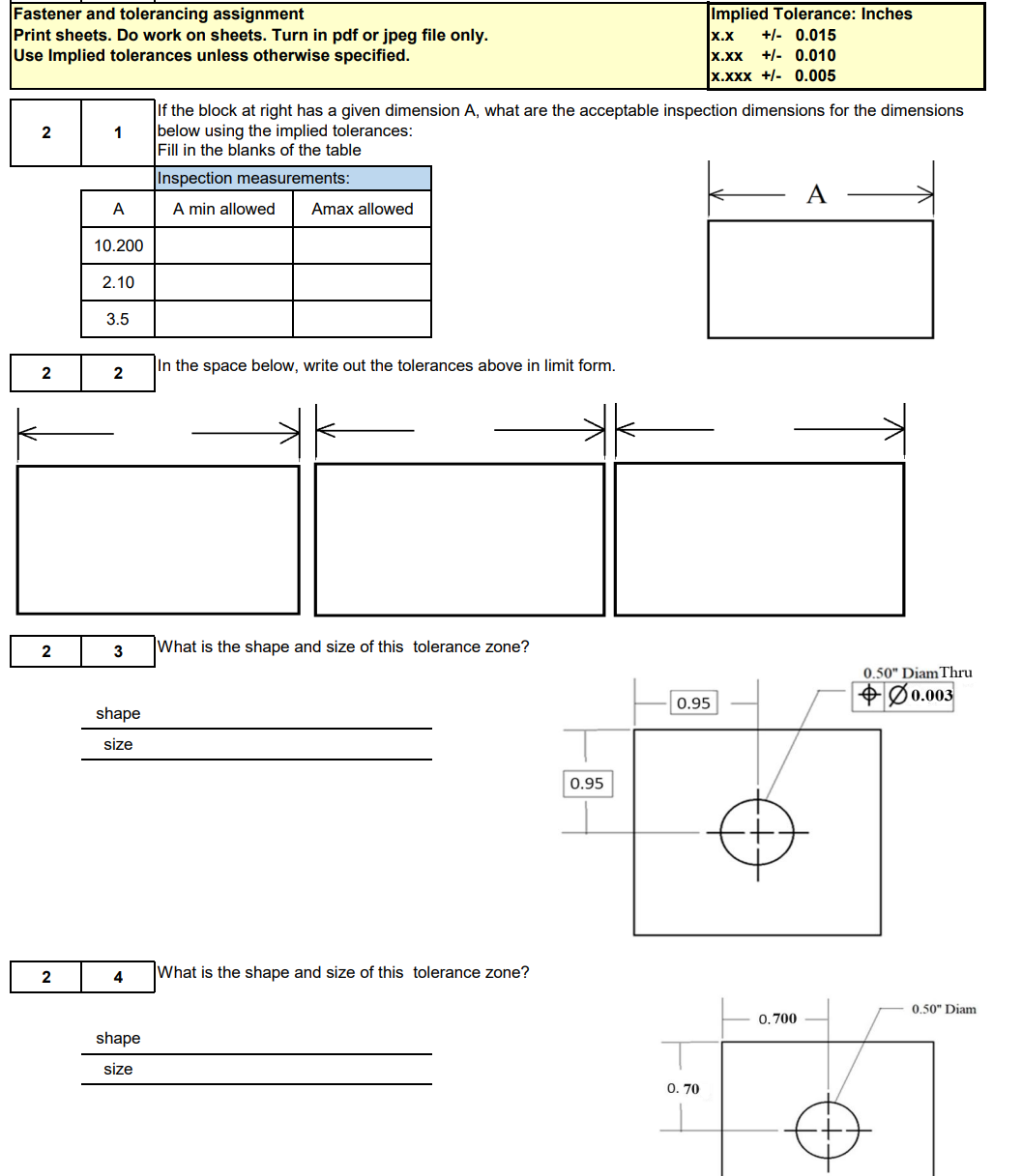 Print sheets. Do work on sheets. Turn in pdf or