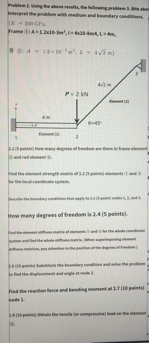 Problem 2 . Using the above results, the