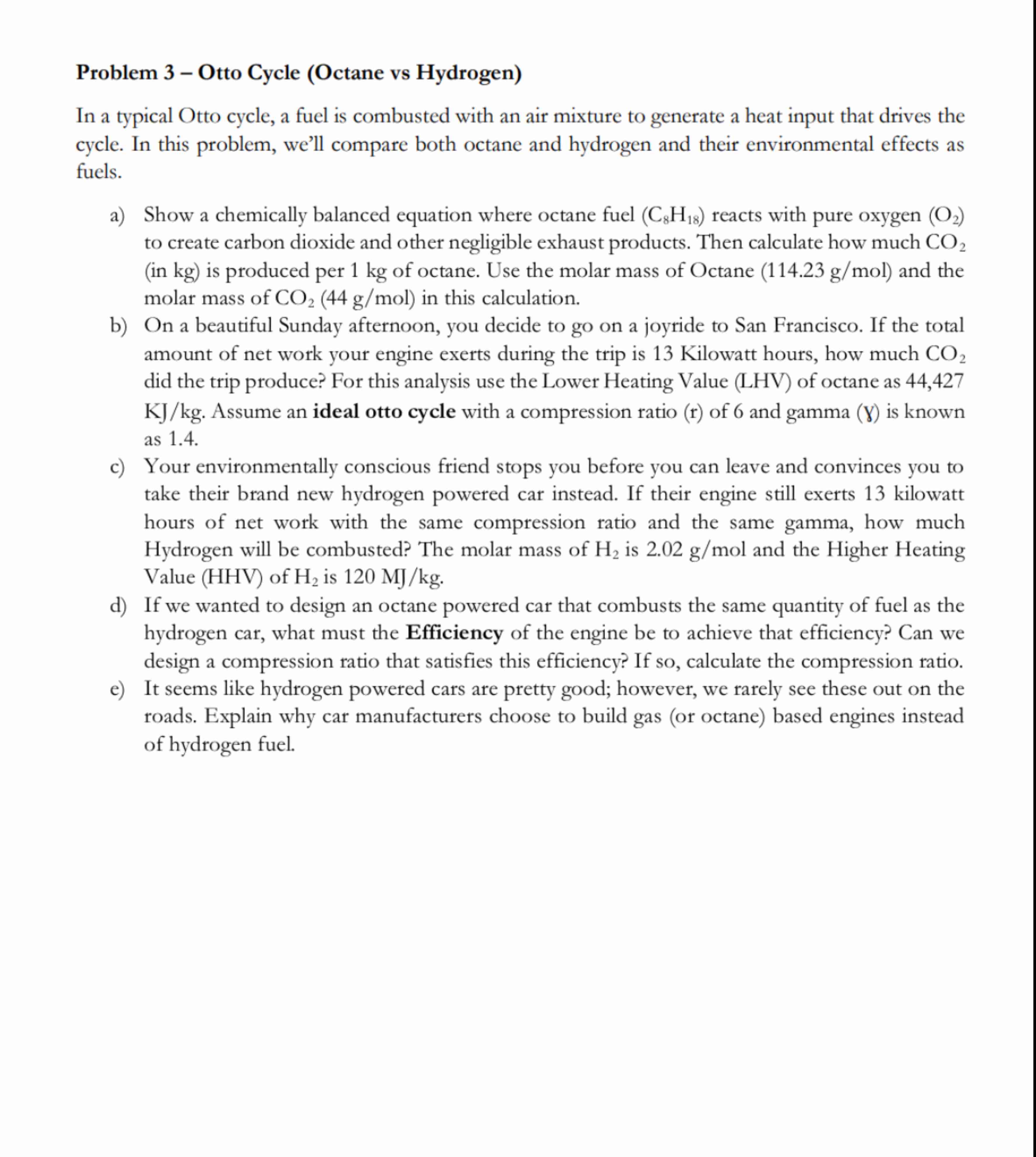 Problem 2 - Refrigerator Cycle An ideal vapor -