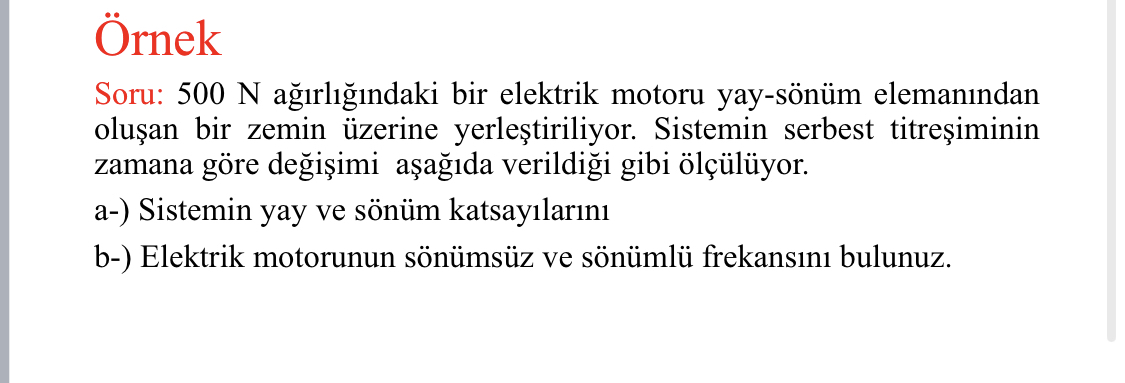 rnek Soru: 5 0 0 N a rl ndaki bir elektrik motoru
