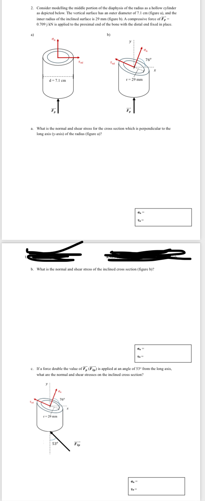 Consider modelling the middle portion of the