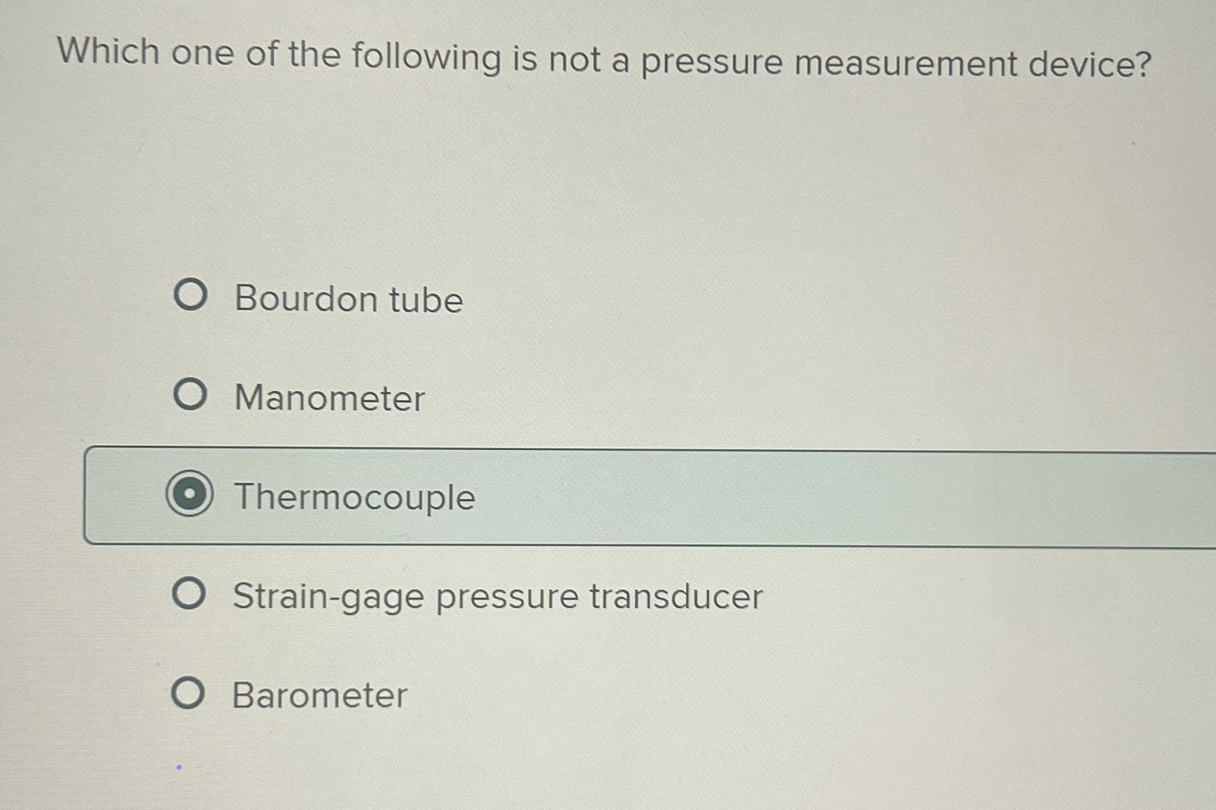 Which one of the following is not a pressure