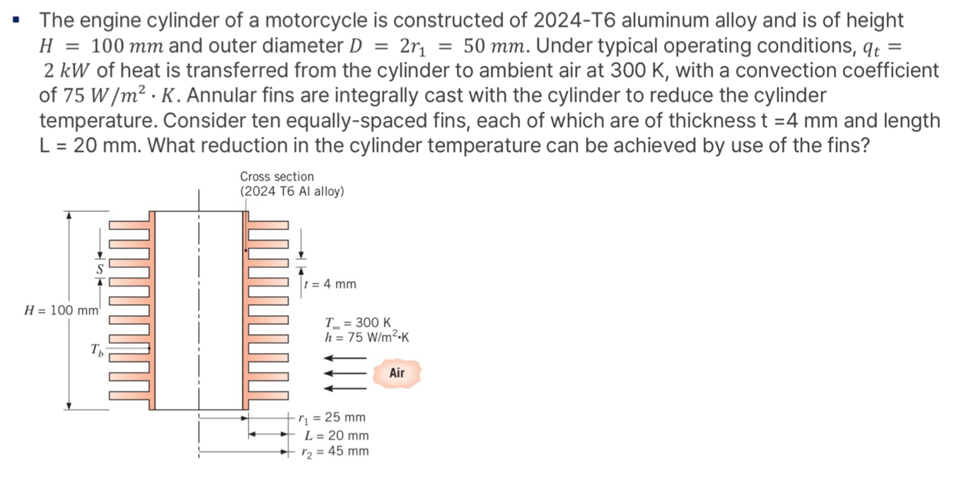 The engine cylinder of a motorcycle is