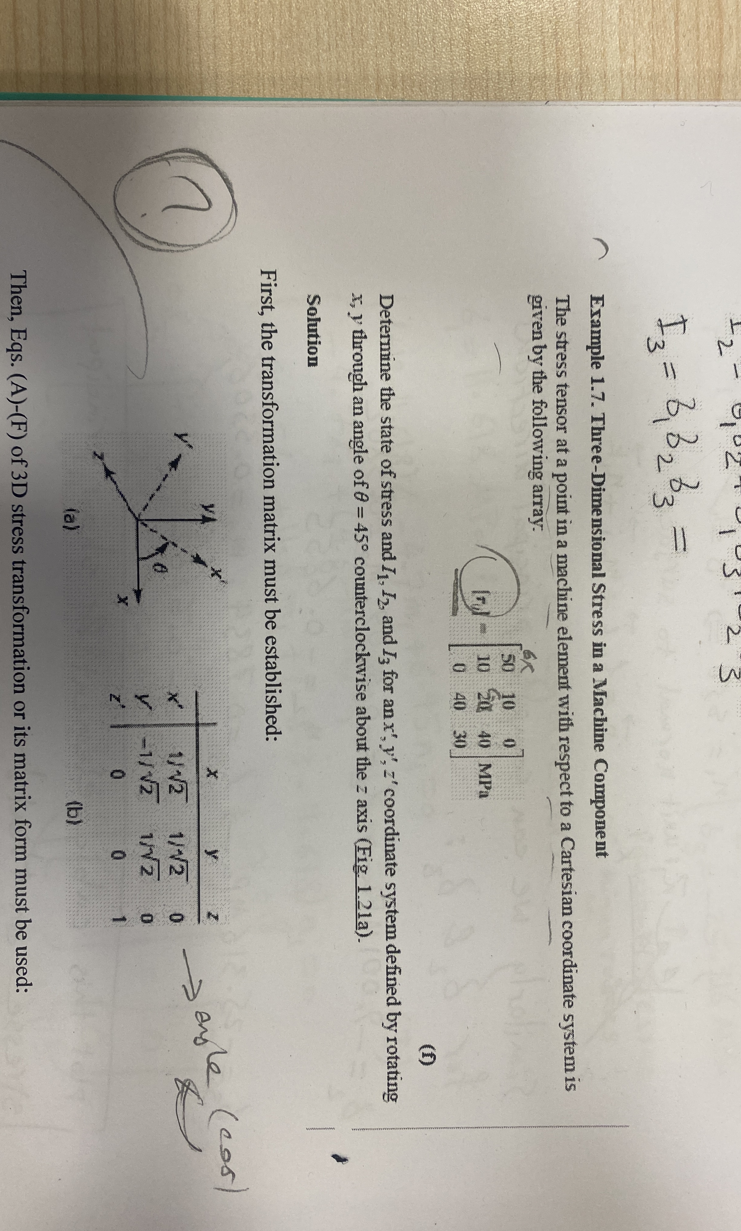 I 3 = b 1 b 2 b 3 = Example 1 . 7 . Three -