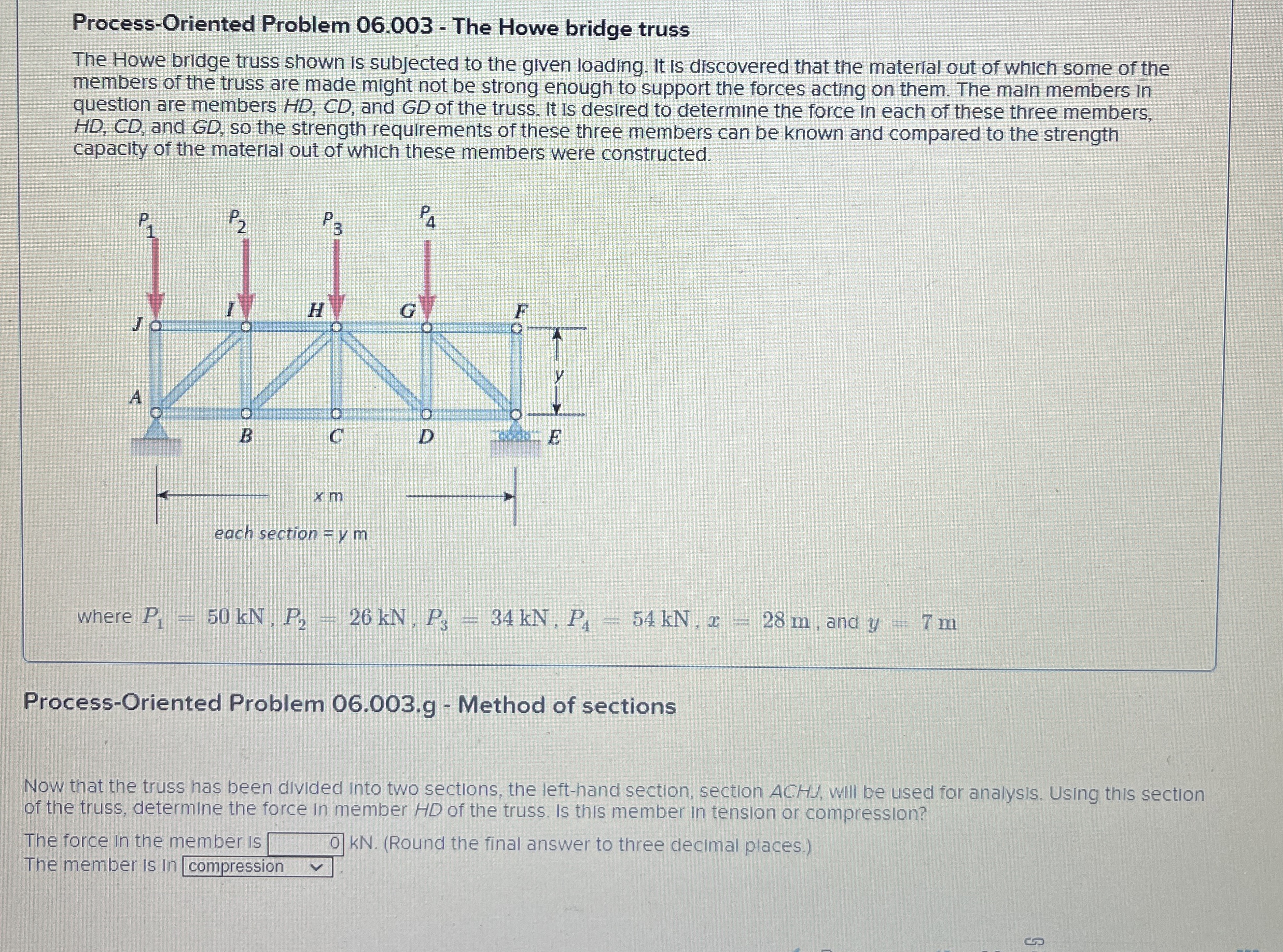 Process - Oriented Problem 0 6 . 0 0 3 - The Howe