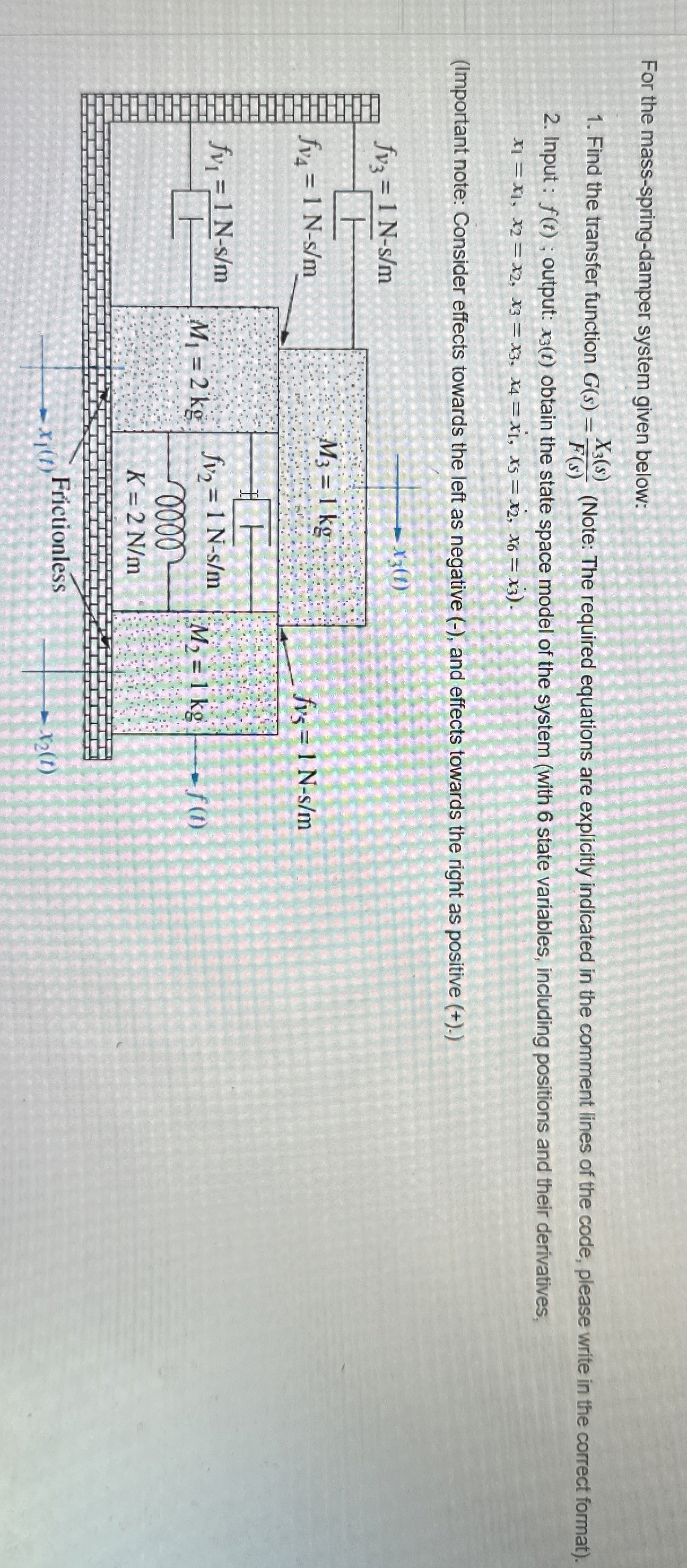 sorusunu nas l zerim For the mass - spring -