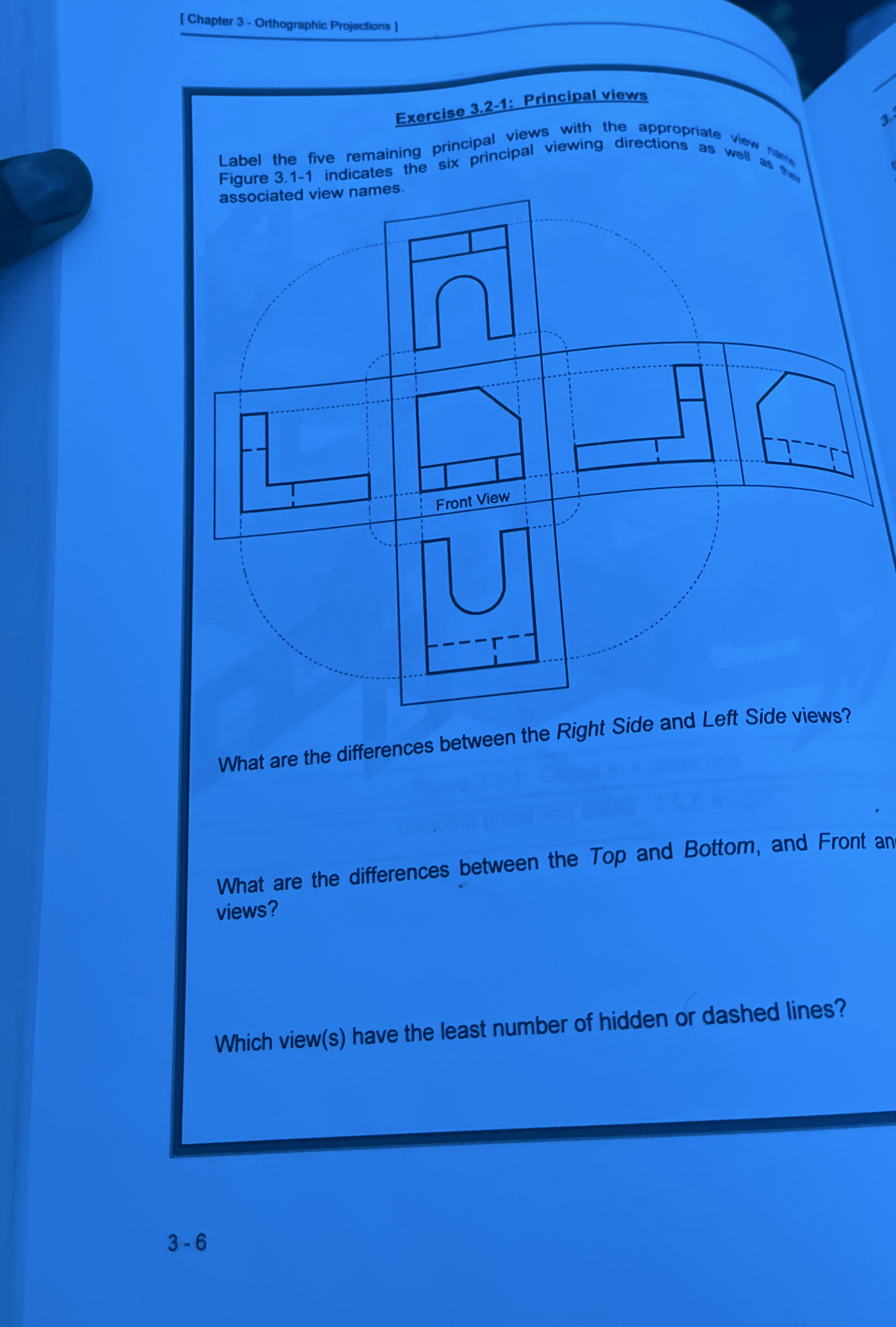[ Chapter 3 - Orthographic Projections ] Exercise