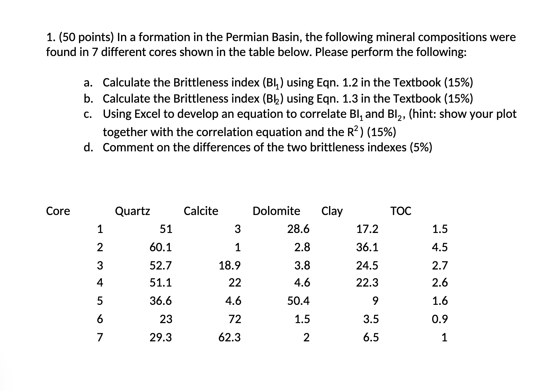 ( 5 0 points ) In a formation in the Permian