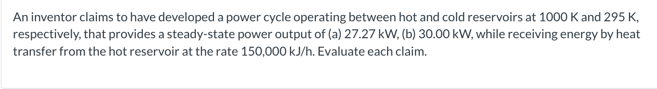 An inventor claims to have developed a power