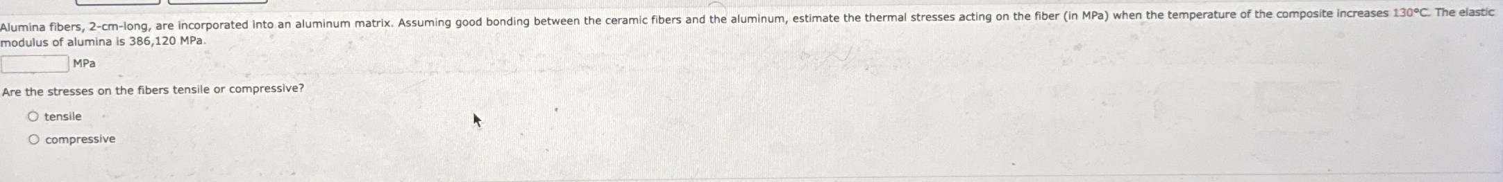 modulus of alumina is 3 8 6 , 1 2 0 MPa. MPa Are