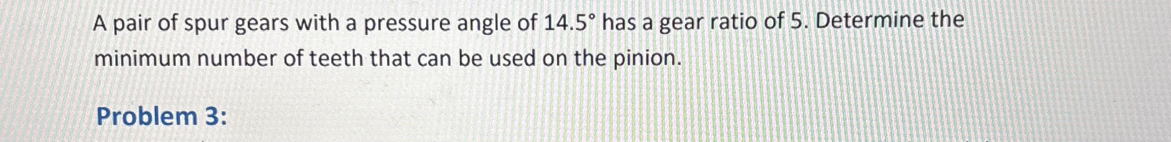 A pair of spur gears with a pressure angle of 1 4