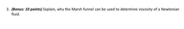 3 . ( Bonus: 1 0 points ) Explain, why the Marsh