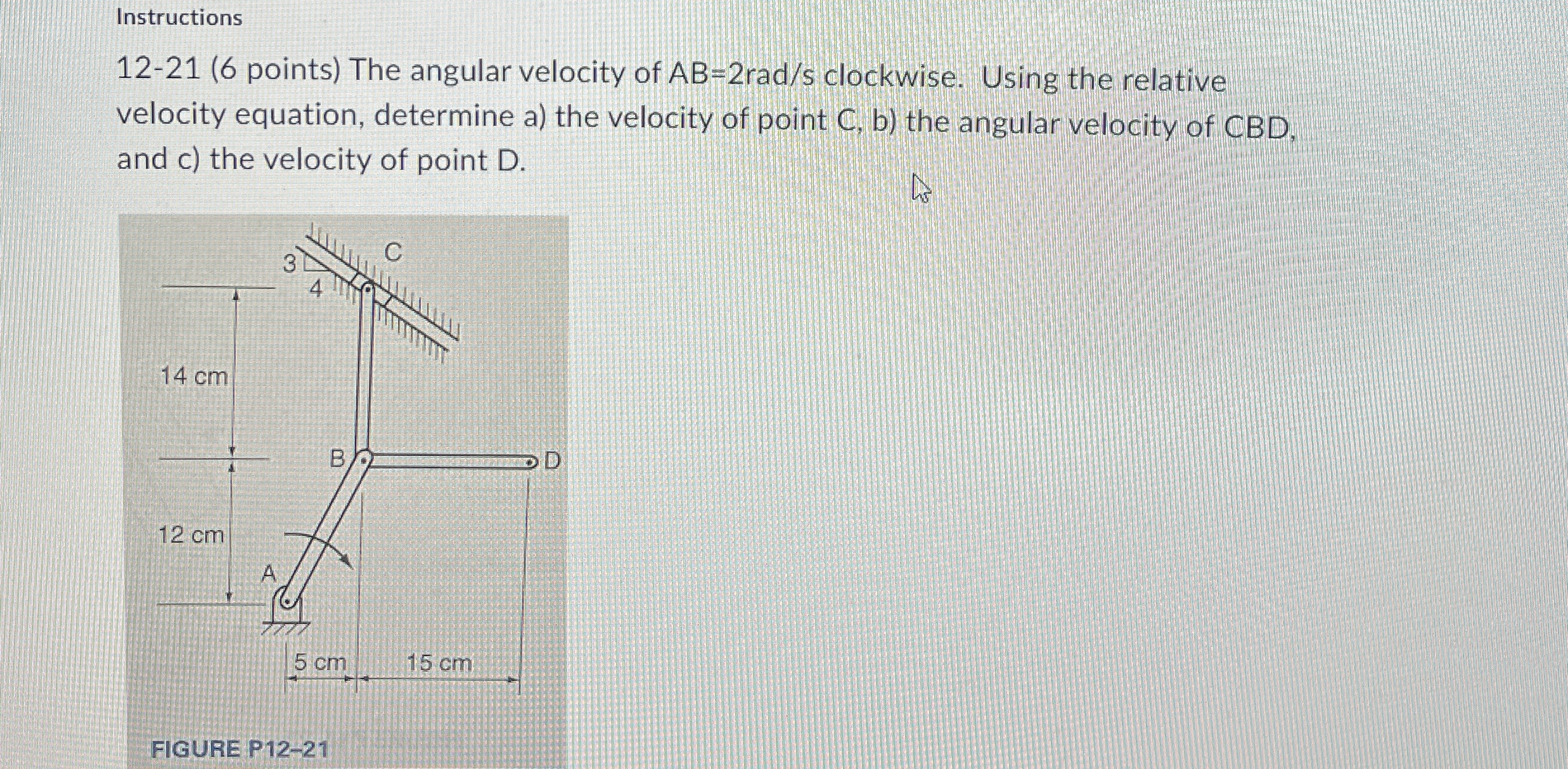Instructions 1 2 - 2 1 ( 6 points ) The angular