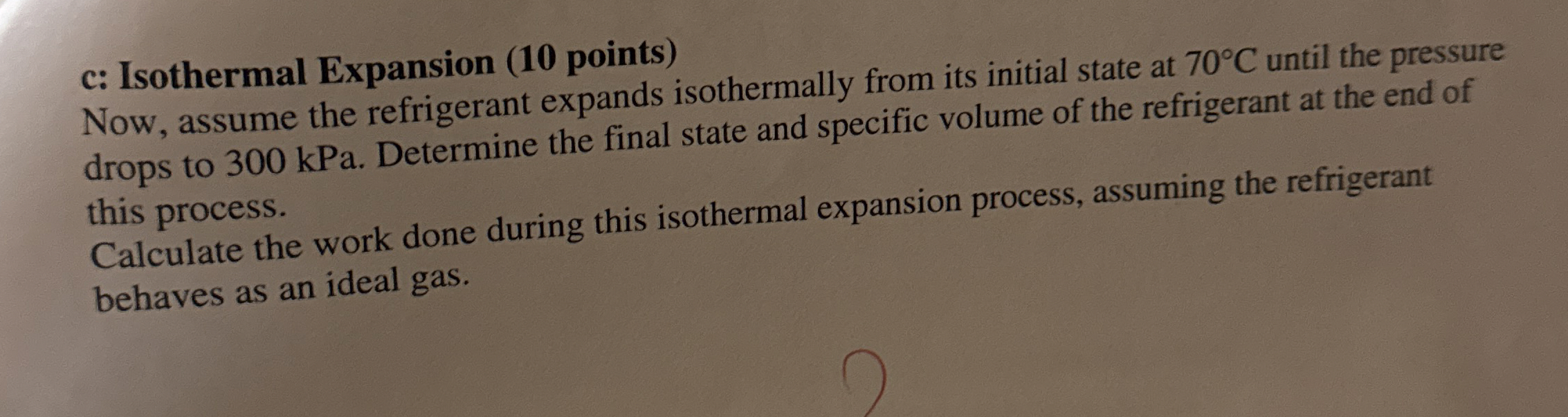 ( 3 0 points ) A piston - cylinder device