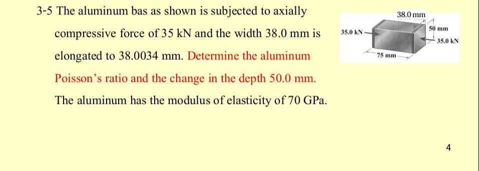 send to expert 3 - 5 The aluminum bas as shown is