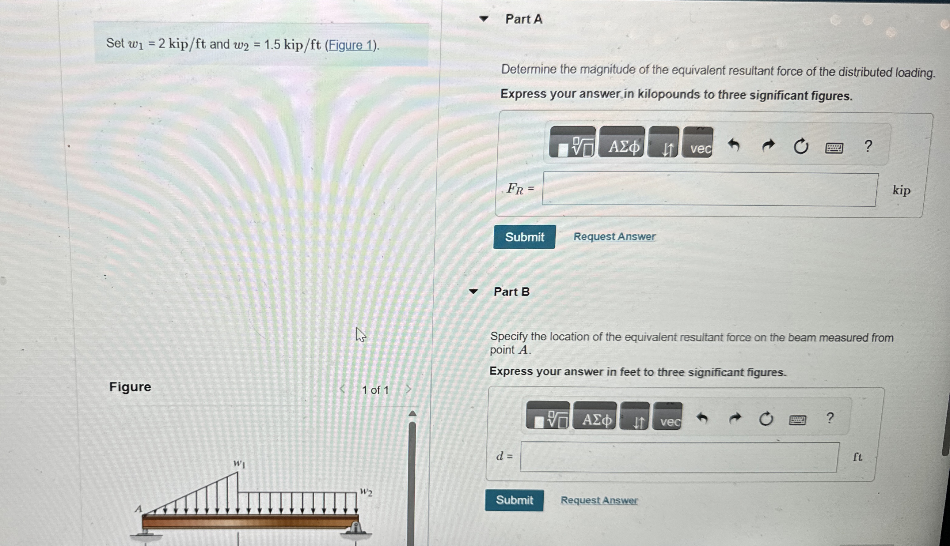 Set w 1 = 2 k i p f t and w 2 = 1 . 5 k i p f t (