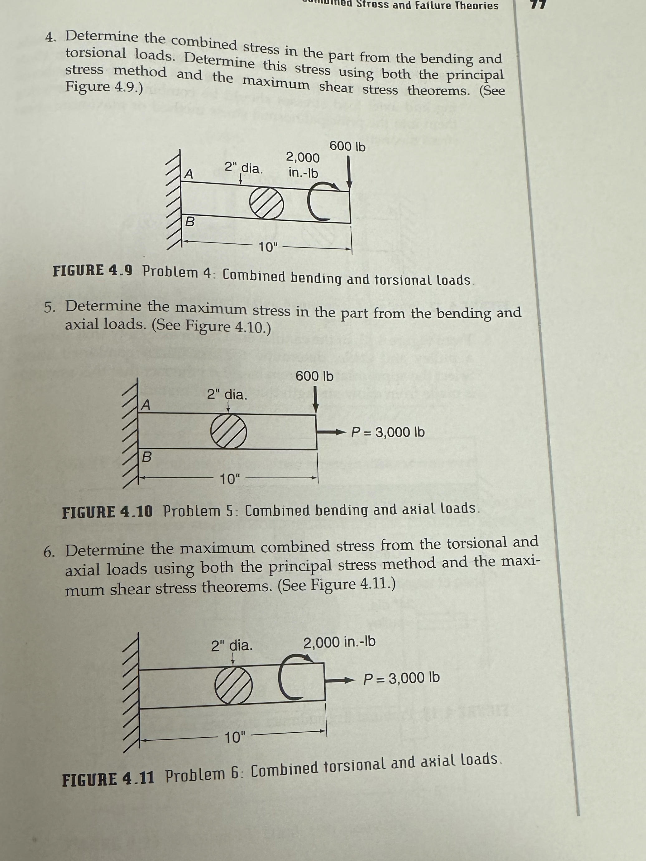 Combined Stress and Failure Theories member, cal.